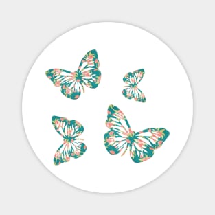 Colorful Butterfly , Cute Light Butterflies Gift Idea Magnet